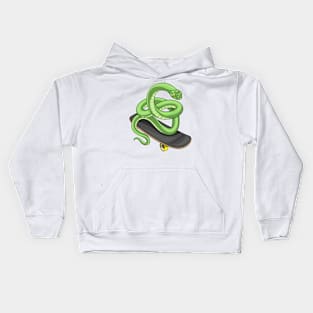 Snake Skater Skateboard Sports Kids Hoodie